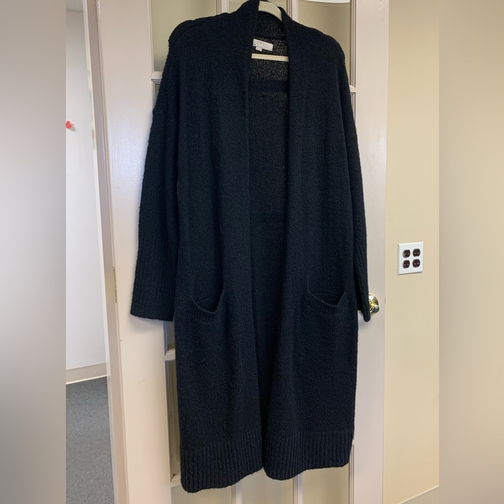 Ann Taylor Loft acrylic wool open cardigan- Size Large